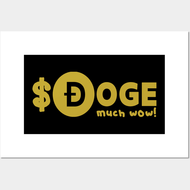 $DOGE - Much Wow! Wall Art by LunarLanding